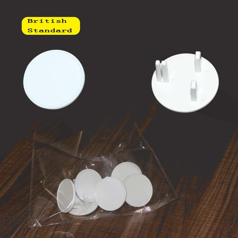 10pcs/European/American/British standard socket cover baby and child electric shock protection ABS insulated safety socket cover