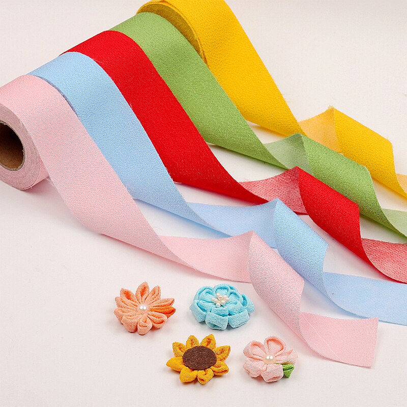 Handgemaakte ambachtelijke patchwork japanse wind retro crêpe katoenen kimono lint 4cm*92cm patch naaien tilda doek