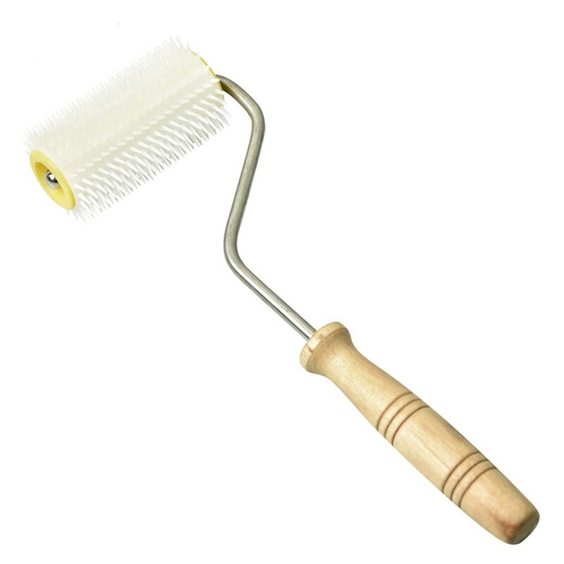 Honey Extractor Extracting Tool with Wooden Handle Beekeeping Bee Comb Uncapping Extracting