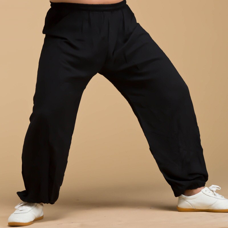 Frühling und sommer Synthetische baumwolle tai chi hosen kung fu pumphose sowohl männer und frauen