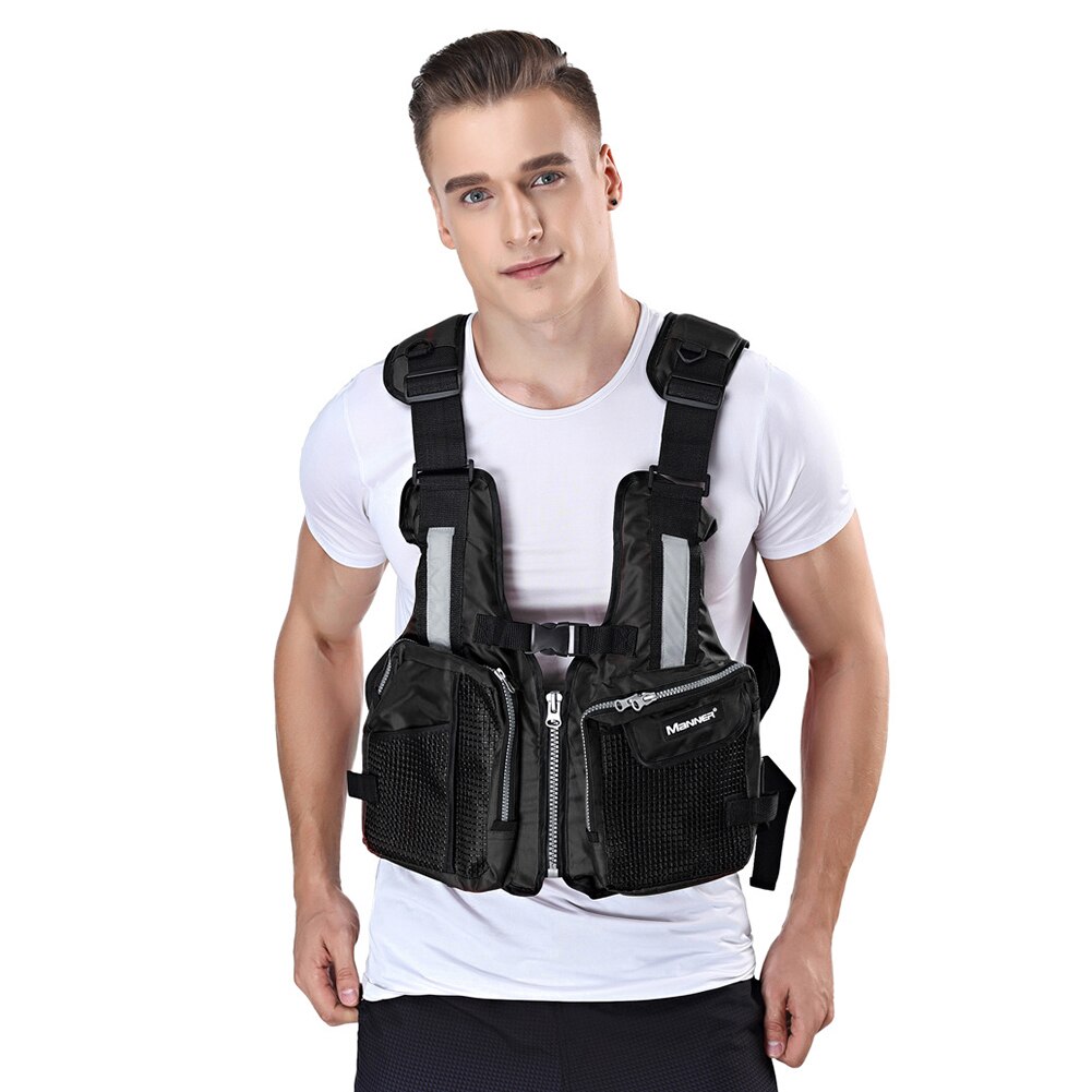 Adult Life Jacket for Rafting - Swimming, Snorkeling, Fishing, Drifting - Water Safety Vest
