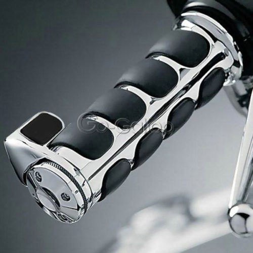 1" Chrome Handlebar Hand Grips For Suzuki Intruder Volusia VS VL 700 750 800 1400 1500 Boulevard M109R M90 C50 C90