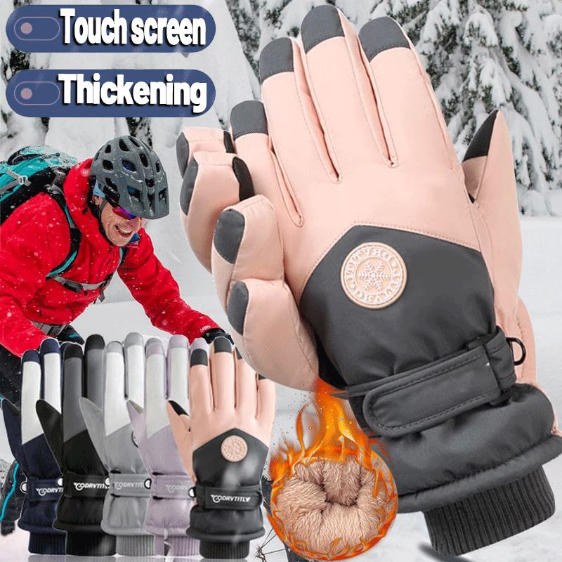 Gants de Ski gants d'hiver pour femmes hommes mitaines de Snowboard gants pour écran tactile motoneige moteur gant de neige thermique imperméable