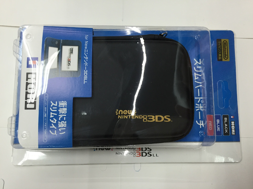 Zwart/blauw/rood Reizen Opslag Carry Draagtasl Harde Tas Voor Nintendo 3DS NEW3DS EVA Pouch Beschermende Hand Bag Case