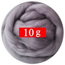 10g Needle Felting Wool Roving (40 Colors) for Needle Felting Kit Project (No. 5)