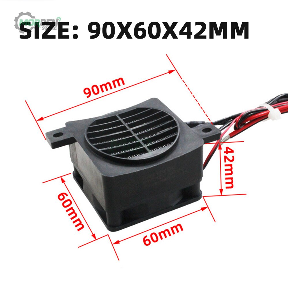 DIY DC 12V 100W Room Heater Energy Saving PTC Car Air Fan Heater Constant Temperature Heating Heaters Safe Home Accessories