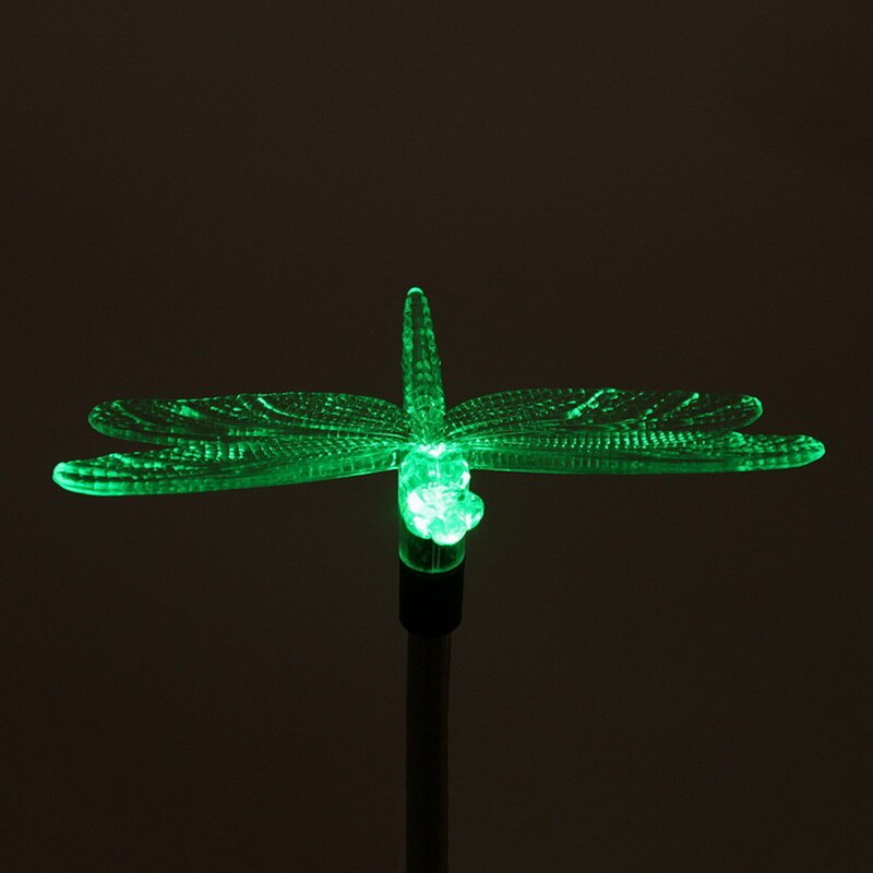 Solar pole outdoor LED lawn light garden decorative lights Solar Lamp Power Lights Christmas Decor Simulation butterfly bird