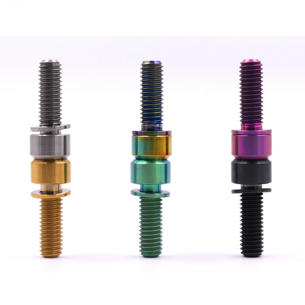 M6*20mm Mountain MTB Bike Disc Brake Caliper Clamp Fixing Screws Titanium Alloy Screw Crank Locking Bolts M6x20mm Bicycle Parts