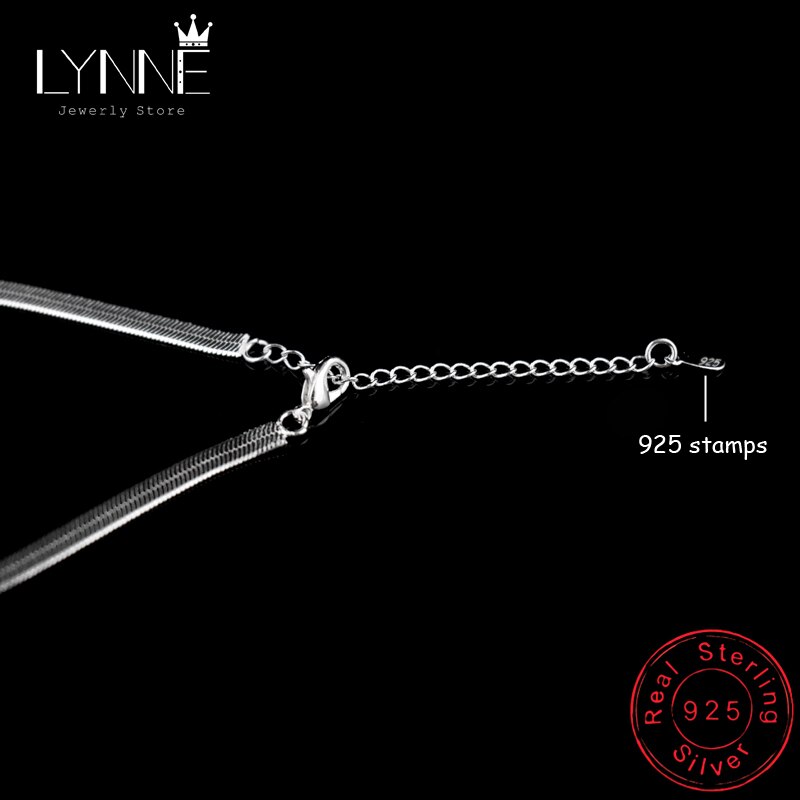 Anklet 925 Sterling Ladies Silver Anklets Bracelet Flat Snake Chain for Women Foot Jewelry Barefoot Sandals Anklets