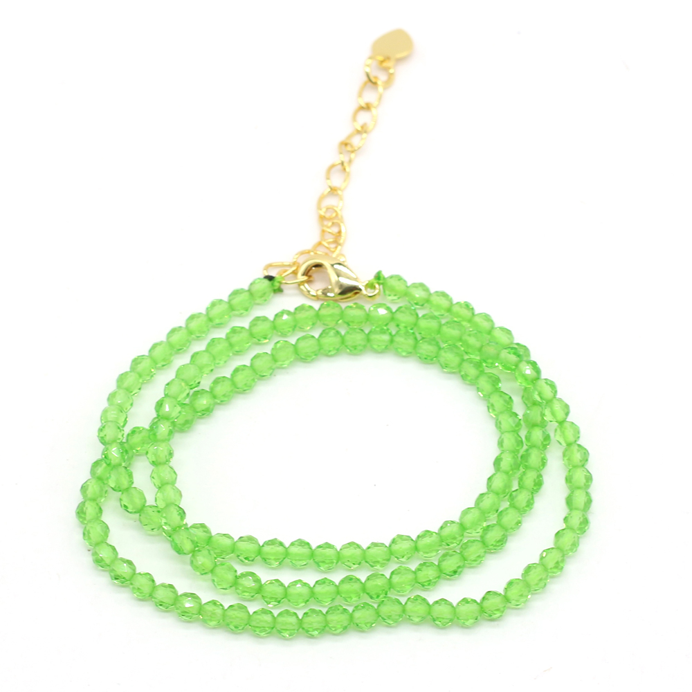 Collar de espinela natural para hombres y mujeres, collar de cuentas de piedra pequeñas de 3mm, accesorios de joyería, el mejor , longitud 38 + 5cm,