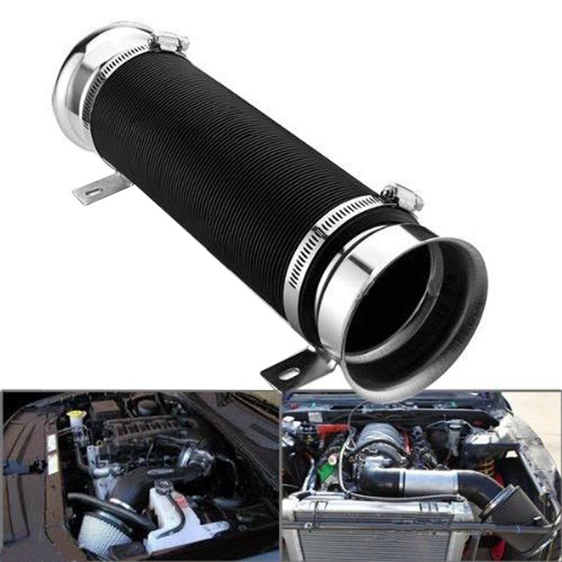 3 Inch Universal Turbo Kit Car Cold Air Intake Pipe Adjustable Tube Turbo Intake Pipe