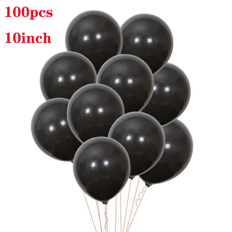 glad halloween fest dekorasjonssett helium luftfolie ballonger gresskar flaggermus halloween tema ballong banner svart oransje ballong xn: laser