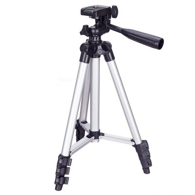 Lightweight Camera Tripod Compact Aluminum Tripod Desktop Mini Tripod with Ball Head for Canon Nikon DSLR Cameras iPhone: Sliver