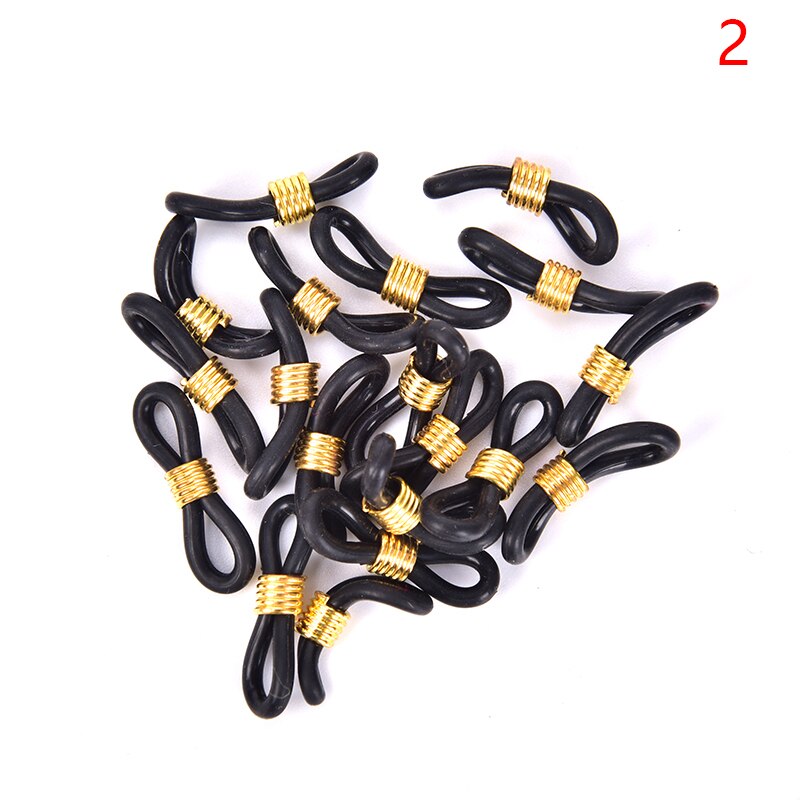 20pcs Strap Retainer End Loop Connector Ear Hook Eyeglasses Spectacles Chain Glasses Retainer Ends Rope Sunglasses Cord Holder: P2
