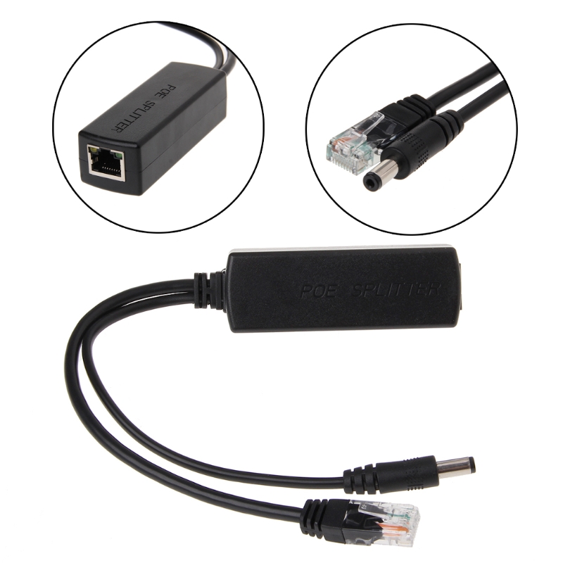 10/100M IEEE802.3at/af Power Over Ethernet PoE Splitter Adapter For IP Camera