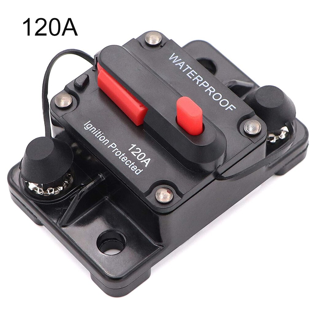 30A 40A 50A 60A 70A 80A 100A 120A 150A 200A 250A 300A Amp Circuit Breaker Zekering Reset 12-48V Dc Auto Boot Auto Waterdicht: Oranje