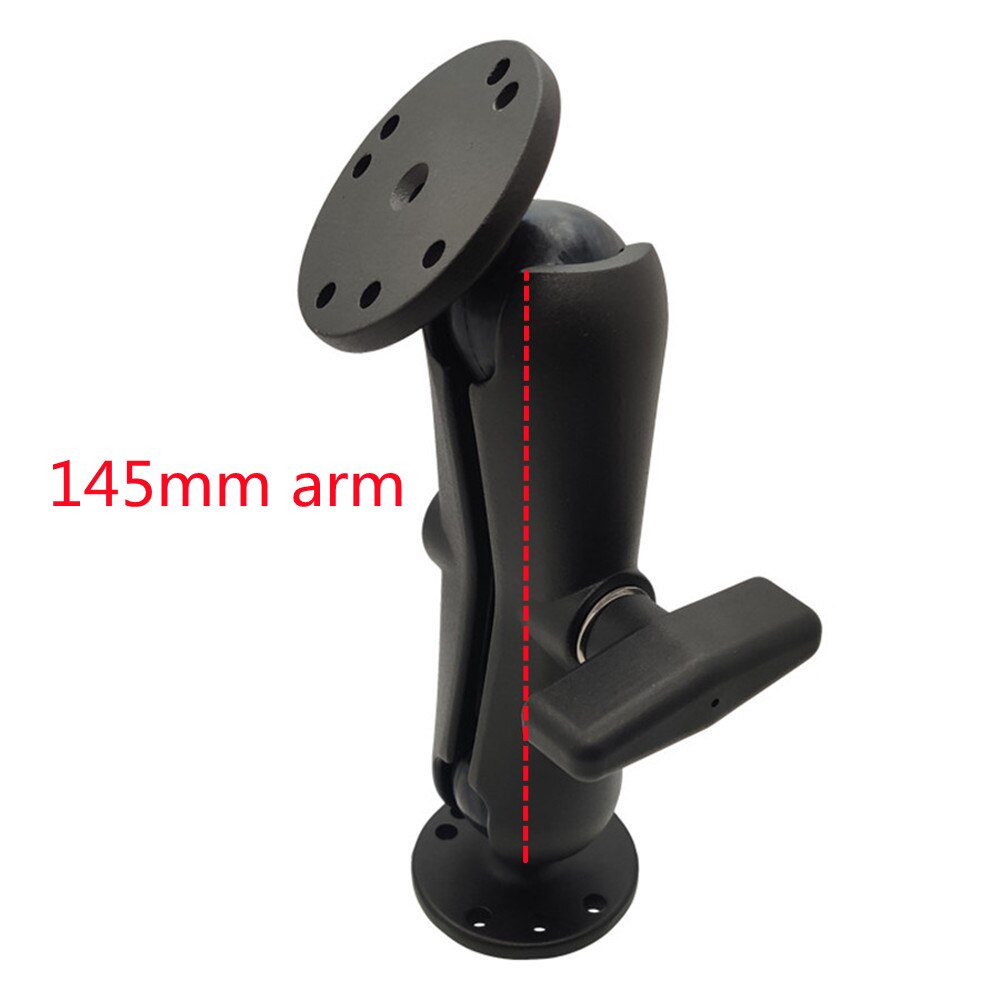 Jadkinsta 1.5 inch Ballhead Combo Mounting Holder Double Socket Arm Round Base for Garmin for TomTom GPS Photo Equipment: 145mm arm 3in1 kit