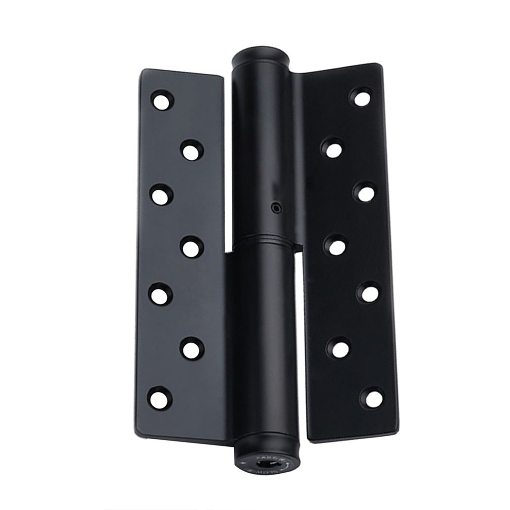 5Inch Stealth Door Automatic Door Closer Hinge Hydraulic Buffer Damping Spring Hinged Blind Door Self-Closing Page Right Open