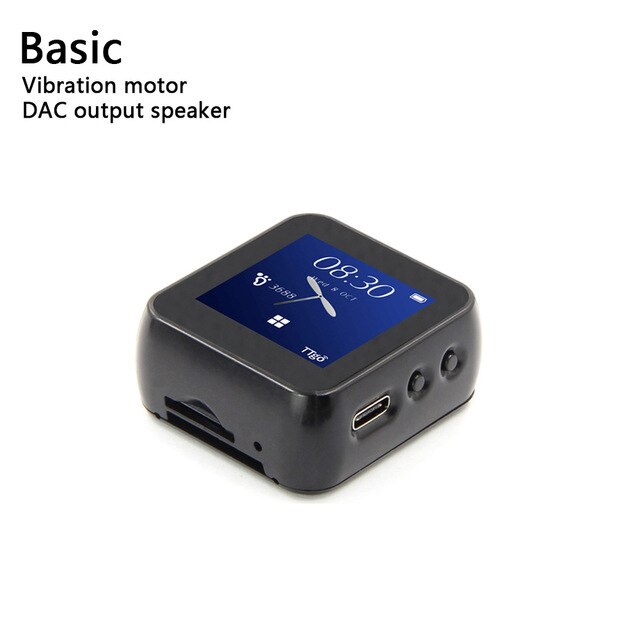TTGO t-watch Programmable portable Interaction environnementale WiFi Bluetooth Lora ESP32 écran tactile capacitif: Basic Black