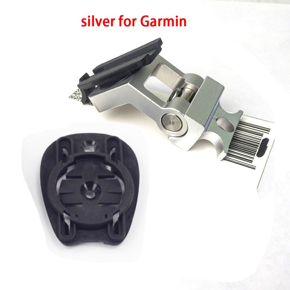 TRIGO Cycling Computer Mount For Brompton Folding Bikes fit Garmin Bryton WAHOO GPS Mount Holder Phone Adaptor Bike Accessories: silver for garmin