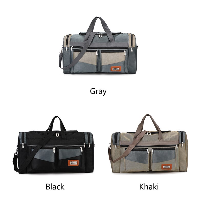 Mode Nylon Mannen Reistas Cubic Waterdichte Weekend Bag Multipocket Carry Bagage Tassen