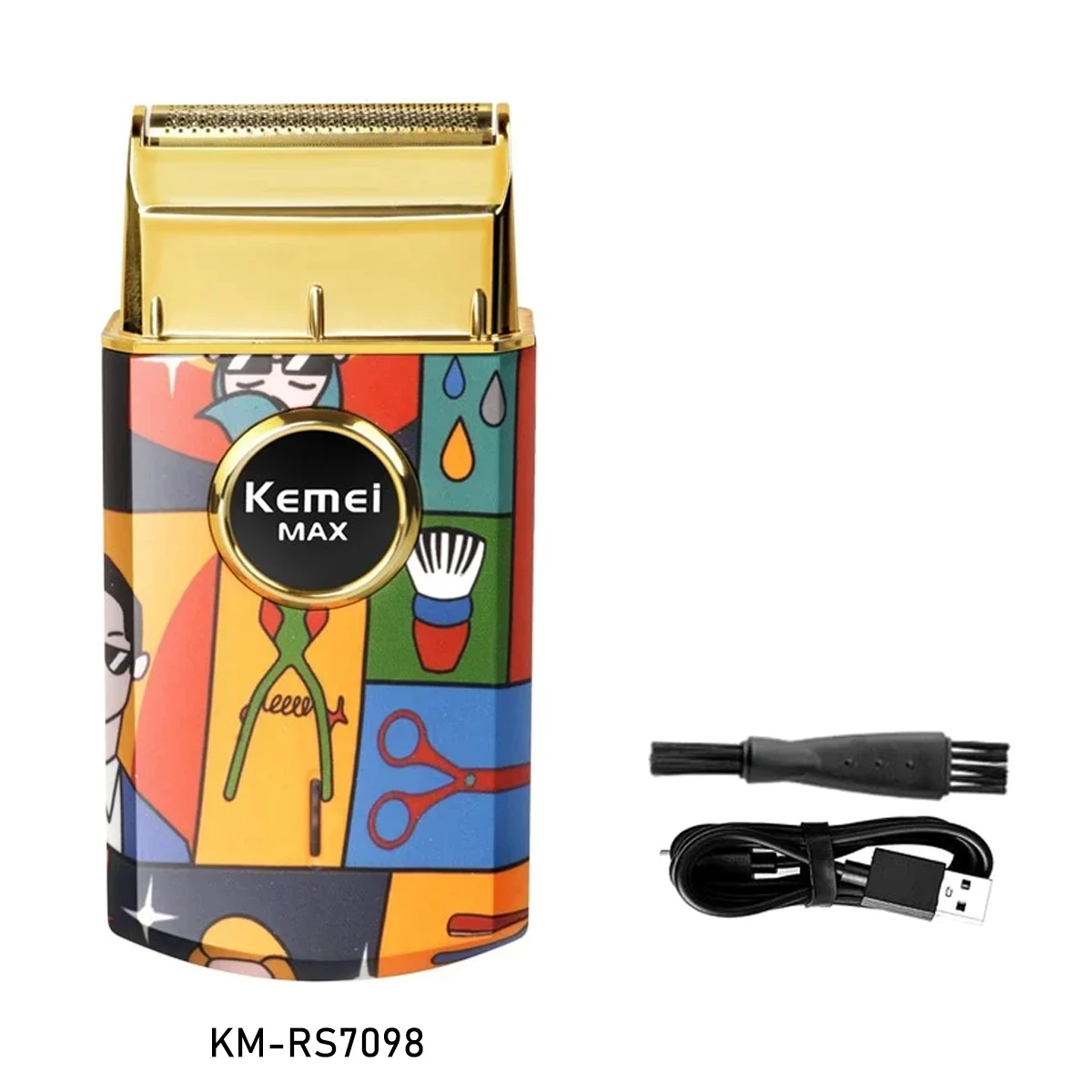 Barber Cutting Machines Kit Barbershop Hair Cutting Machine Man Barber Machines Haircut Machine: Pink