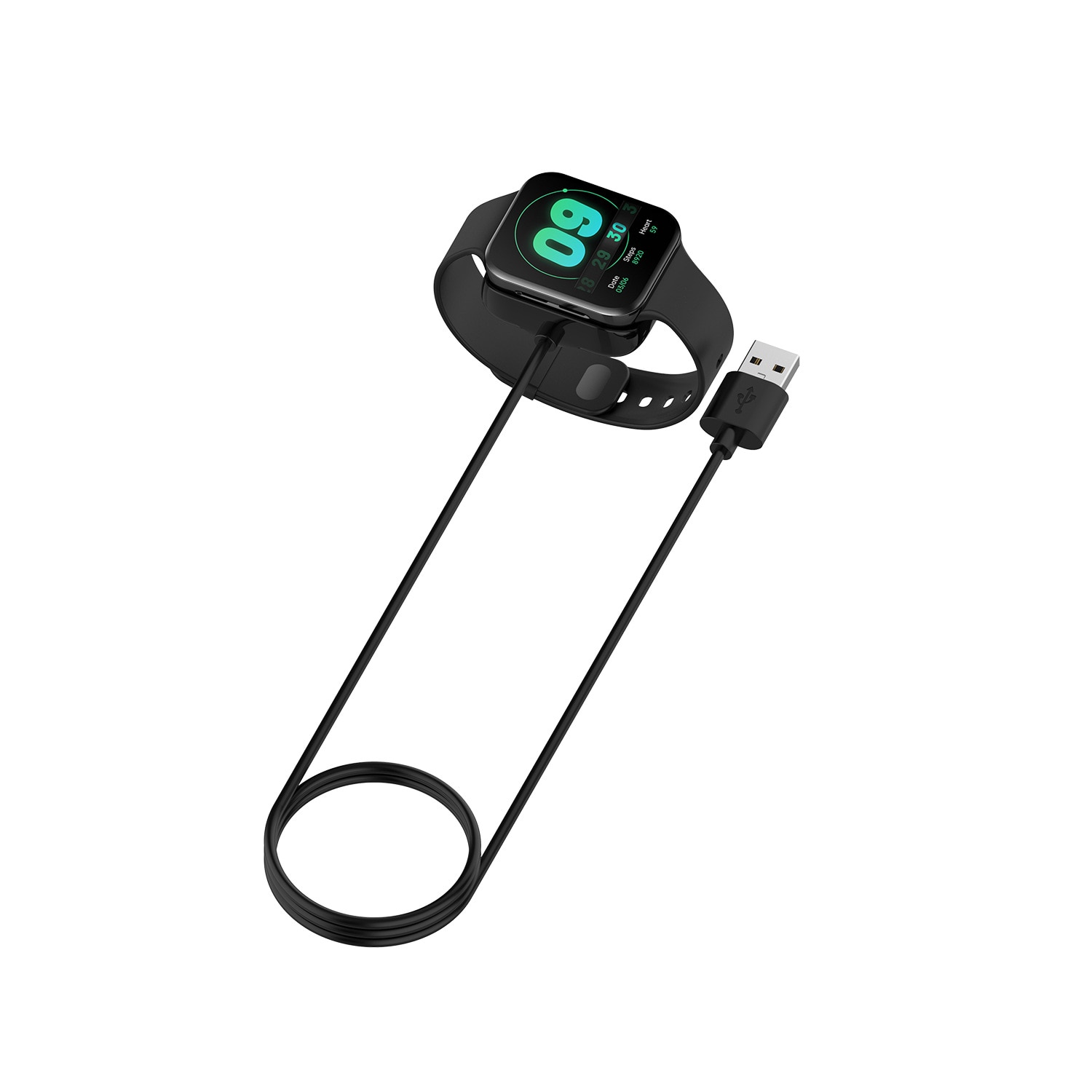For Oppo Watch 41/46mm Smartwatch USB Charger Magnetic Charging Cable