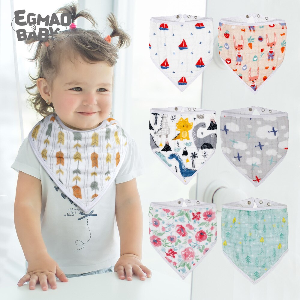 Baby Bandana Kwijlen Slabbetjes Unisex Voor Baby 'S, Super Absorberende Katoenen Mousseline Slabbetjes Voor Kwijlen En Tandjes, baby Slabbetjes Voor Jongens En Gi