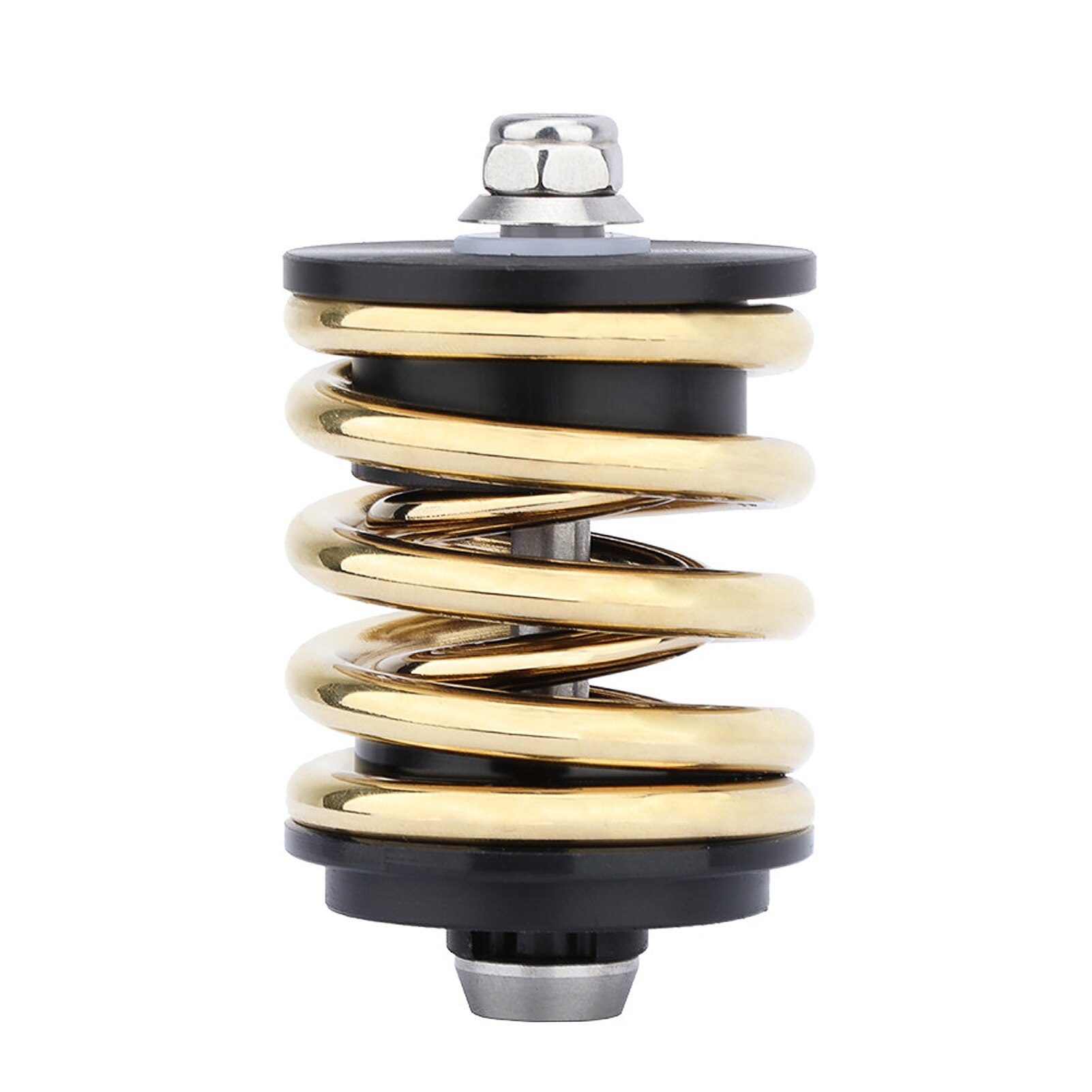 Bicycle Rear Shock Absorber Spring Suspension Replacement for Most Brompto n Folding Bikes: Gold