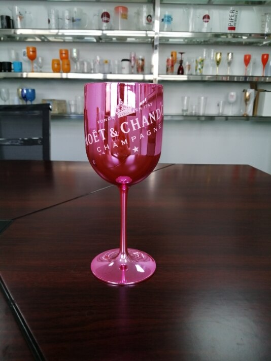 Cocktail party weiß champagner auto cocktail glas champagner glas becher galvani kunststoff bier glas whisky glas: 1pcs Rose Red