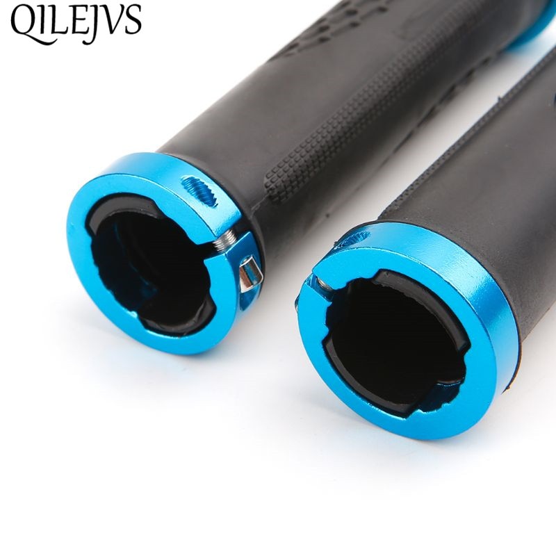 1 Pair Ergonomic Bike Handle Grip Road Cycling Bicycle Anti-Skid Rubber Lock Handlebar