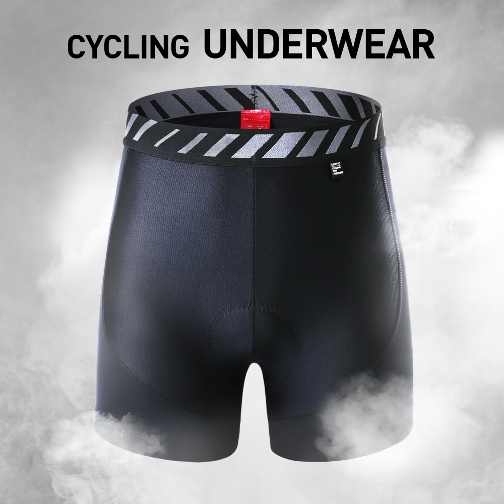 Santic mænd cykel shorts polstret undertøj shorts sommer coolmax 4d pad stødsikker r-feel road mtb cykelbeklædning  wl9 n 004