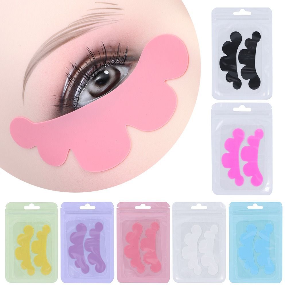 1 Paar Wimper Permanent Siliconen Oogkussens Wimper Permanent Optillen Anti-Rimpel Oogmasker Wimperverlenging Onder Oogvlekken Make-Up Tool