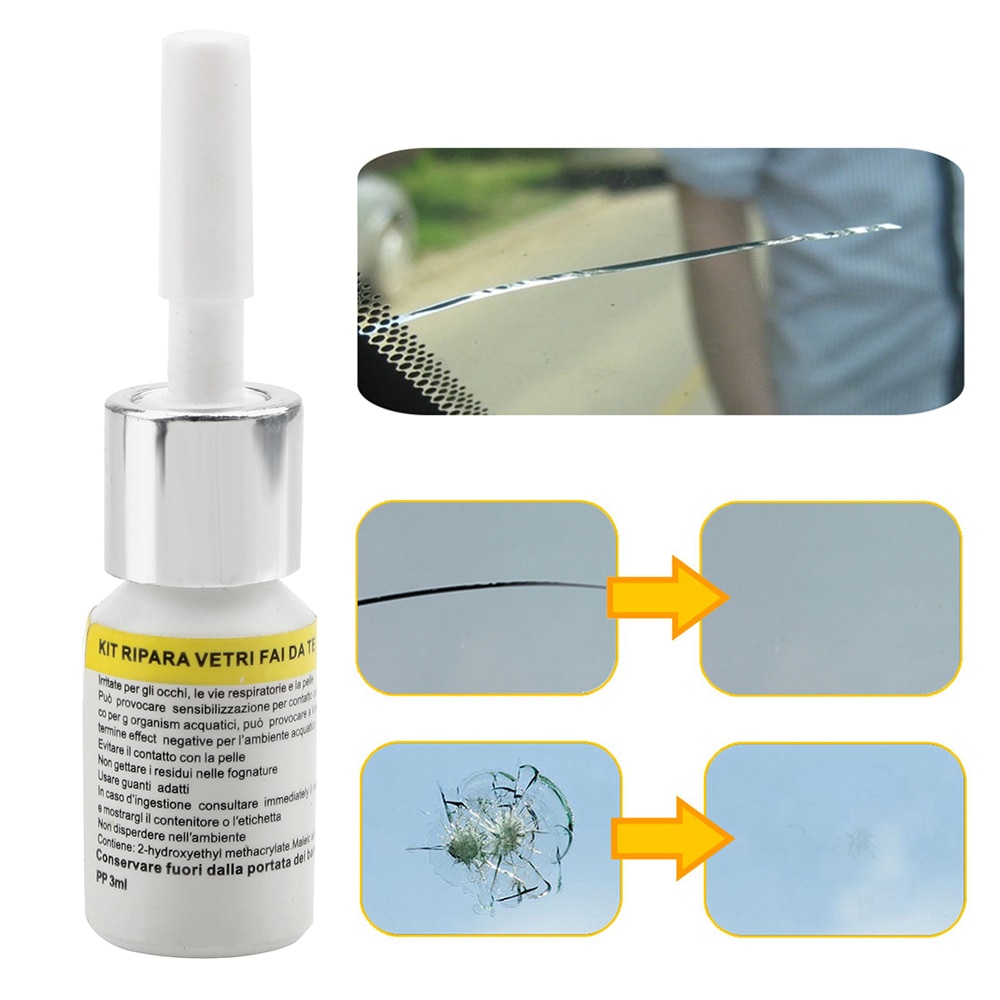 Leepee quick fix forrude glas ridse revne gendanne vinduesskærm polering bil-styling bil forrude reparationssæt diy