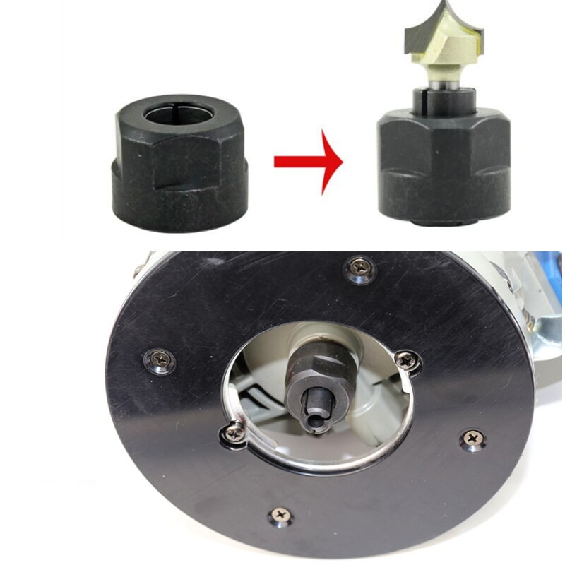 Universal 6-12.7mm Gravbit CNC Router Verktyg Collet Chuck Snabbyte Adapterhållare Fräs Maskintillbehör