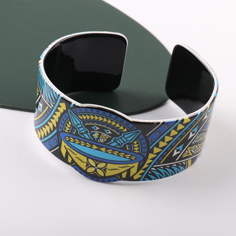 Bracelet manchette imprimé papillon et fleurs pour femmes et filles, Vintage, fête d'anniversaire, meilleur de noël,: nyn139-10