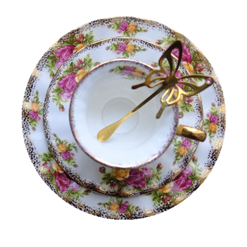 Rose cutlery afternoon tea set kitchen accessories tablewarewedding Rose cutlery afternoon tea set