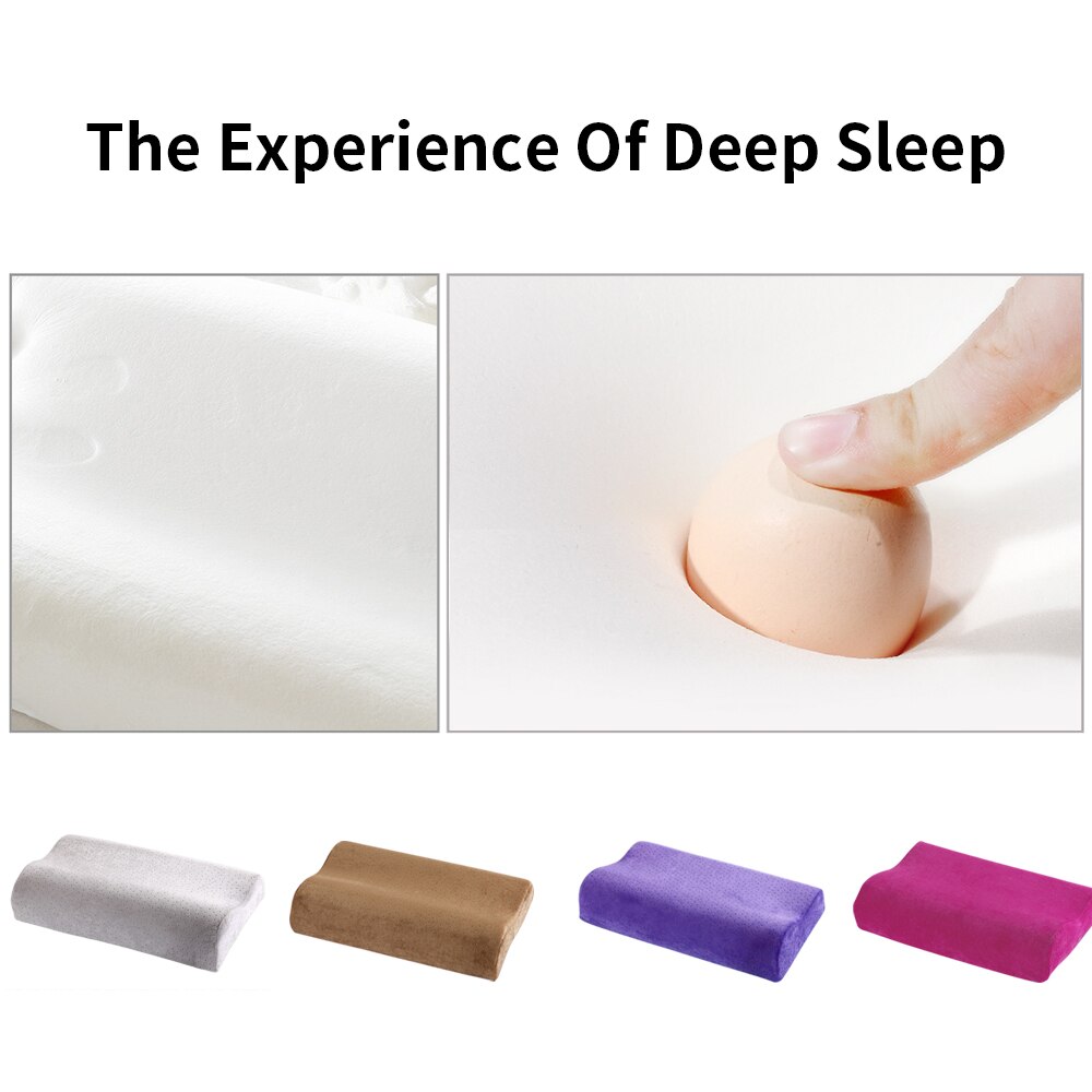 U-shape Memory Pillow Latex Neckrest Pillow Foam Orthopedic Pillow Fiber Slow Rebound Soft Pillow Massager Cervical Health