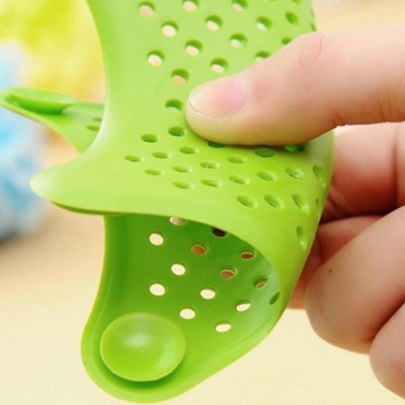 Pentagram Rubber Anti-blocking Floor Drain Kitchen Sink Strainer Bathroom Sewer Drain Hair Catcher