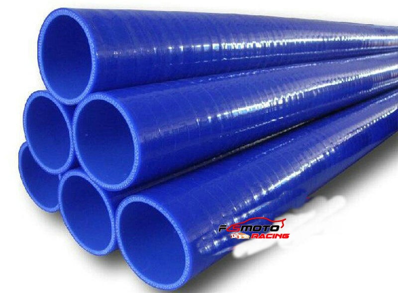 1 meter lige silikoneslange  id 3 " 76mm