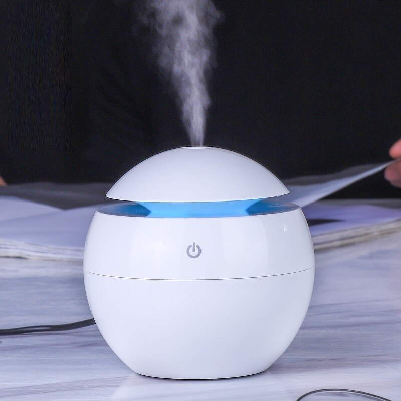 KBAYBO 130ML USB humidifier Ultrasonic aromatherapy essential oil diffuser for home electric diffusers air purifier with lights