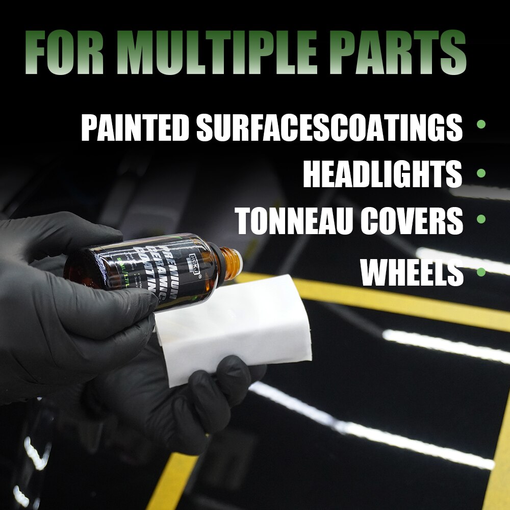 Hgkj 9H Anti-Scratch Auto Ceramic Glass Coat Liquid Hydrophobic Paint Care Super Hydrophobic Glass Coating Set Nano Materials