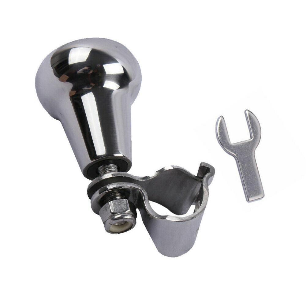 Perilla de volante de acero inoxidable para barco, ajuste de llanta, diámetro de 5/8 "-1", perilla de manicura