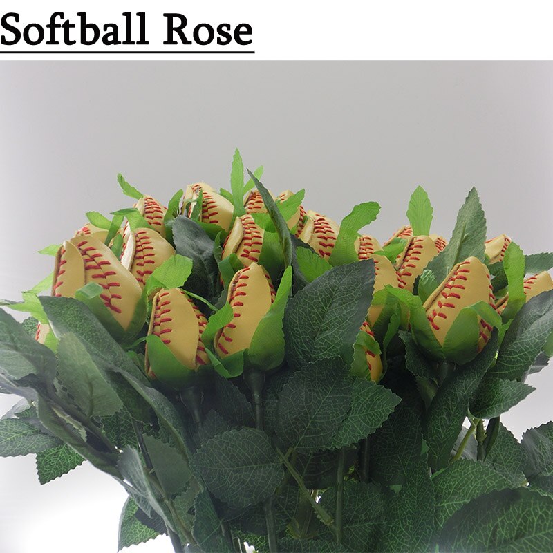 Softball rose og blomsterarrangementer - til softballspillere!