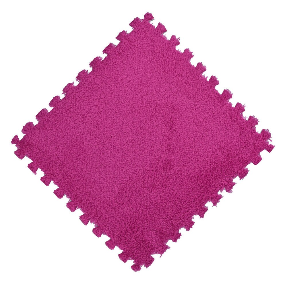 Tapis Puzzle en mousse pour enfants 25x25cm, en velours épais EVA, 7 couleurs pour sol bébé, pour salon,