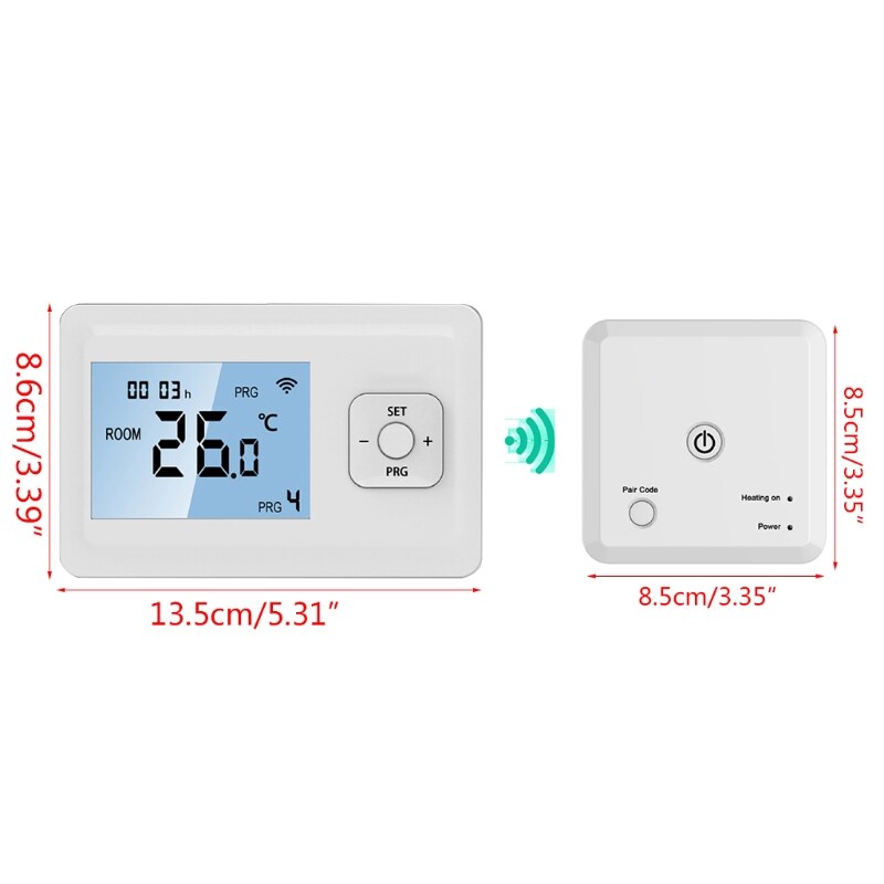 Digital Wifi Heating Thermostat Programmable Wall-mounted Wireless Controller