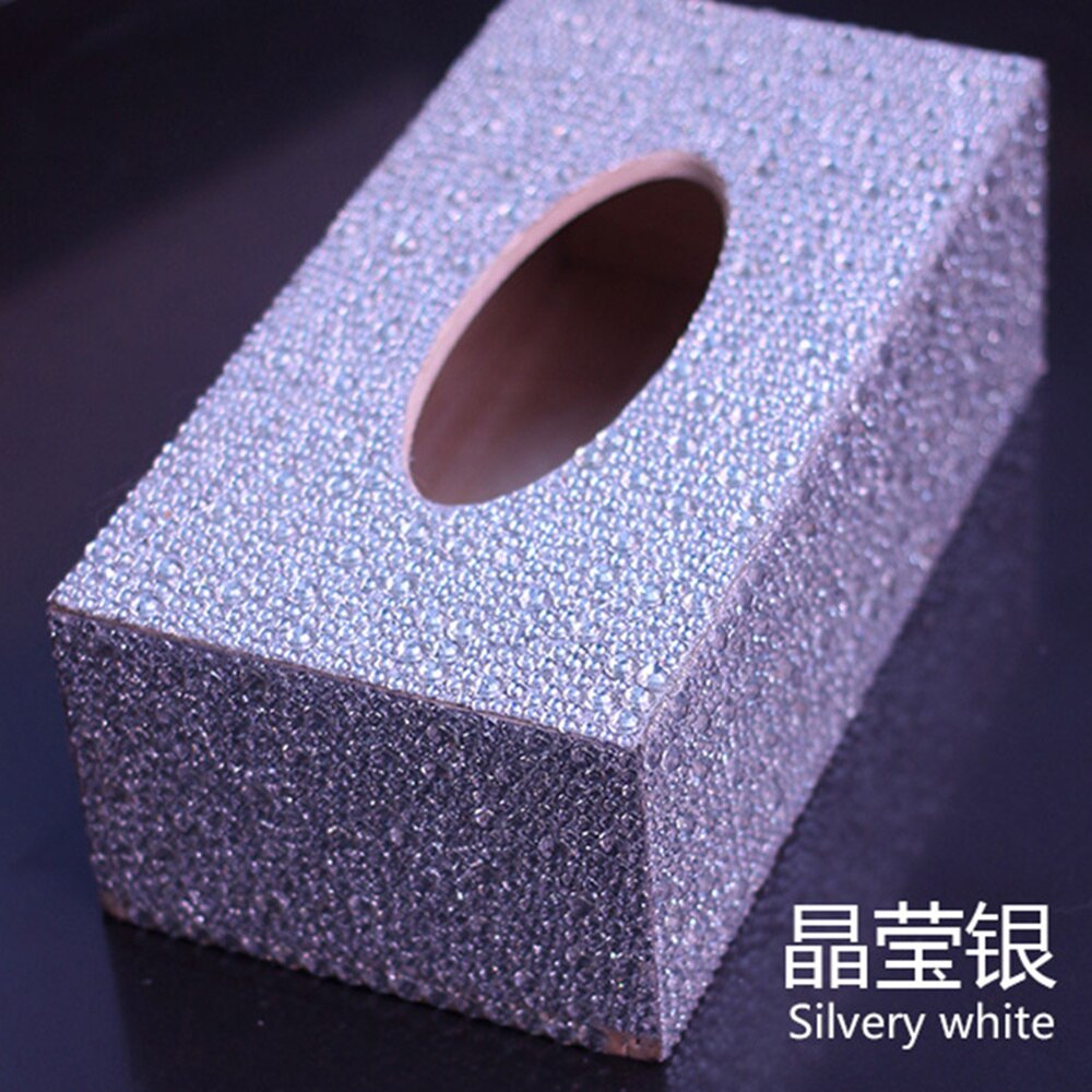 Diamond Embroidery Tissue Box 5D DIY Handmade Diamond Painting Mosaic Home Wedding Decoration Crafts: Green