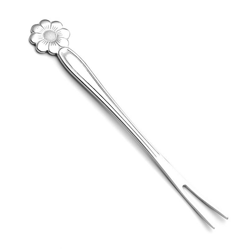 Dessertgabel Set 24 Stück QUCHER 24-tlg. Obstgabel-Set Edelstahl 14.5cm - Für Dessert, Salat, Party, Hochzeit Edelstahl Gabeln 14,5cm