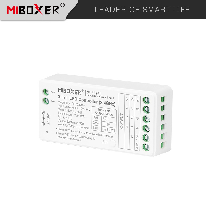 *Miboxer 2.4G Sonnenaufgang Fernbedienung Regenbogen Dimmer 2 oder 3 in 1 LED-Streifen-Glühbirnen-Regler: Lila farbe