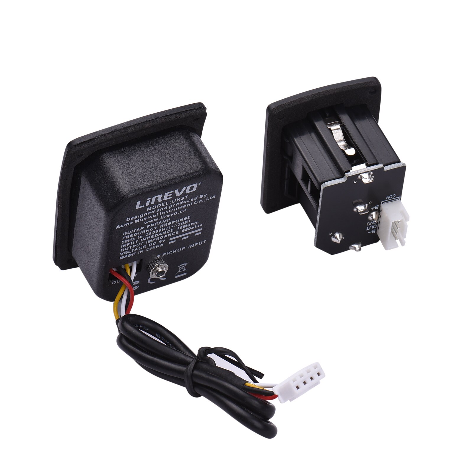 Muslady – amplificateur préampli 3 bandes pour Ukulele Peizo, système de réglage de l&#39;égaliseur EQ